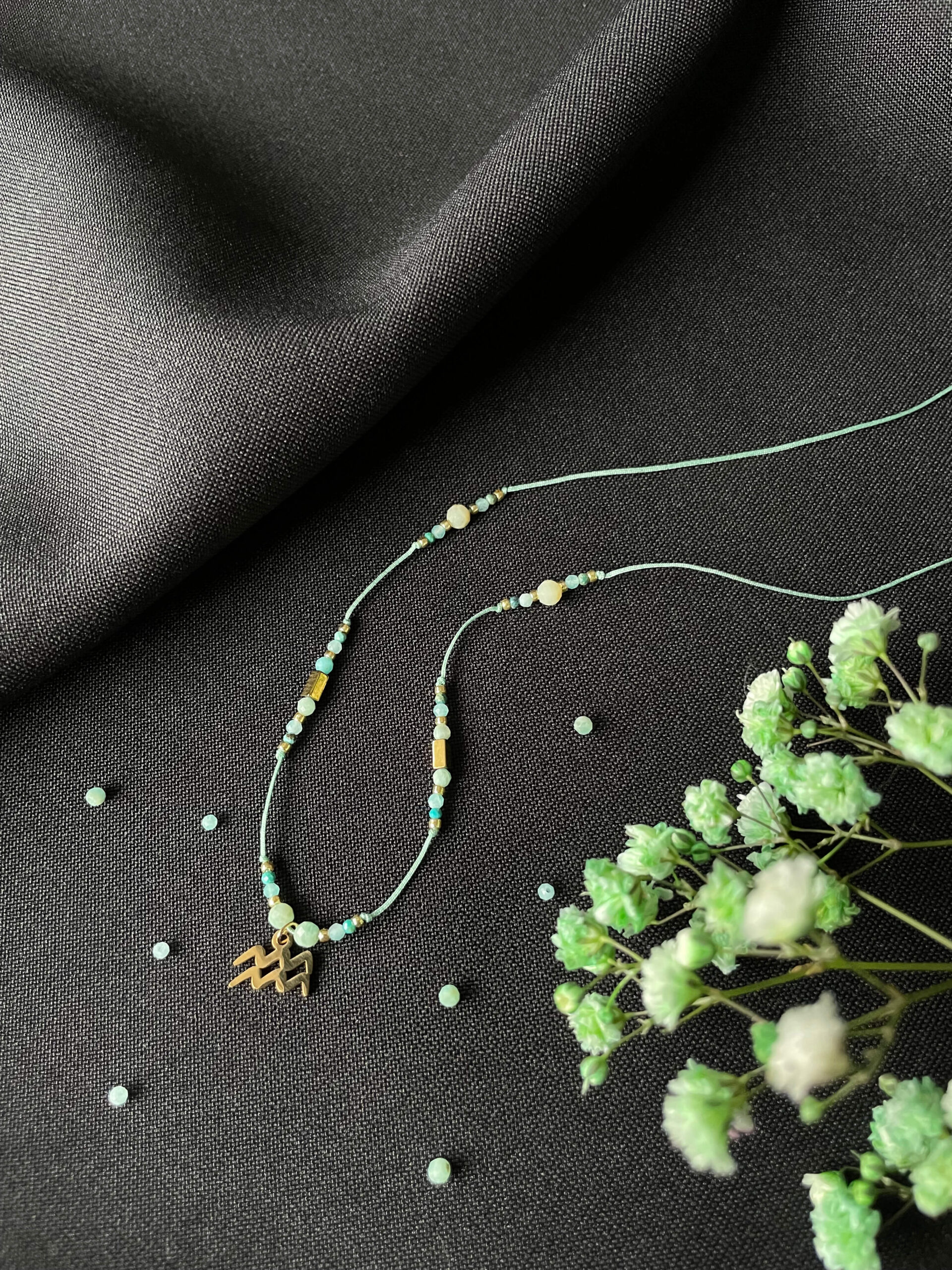 Naszyjnik WODNIK złoty