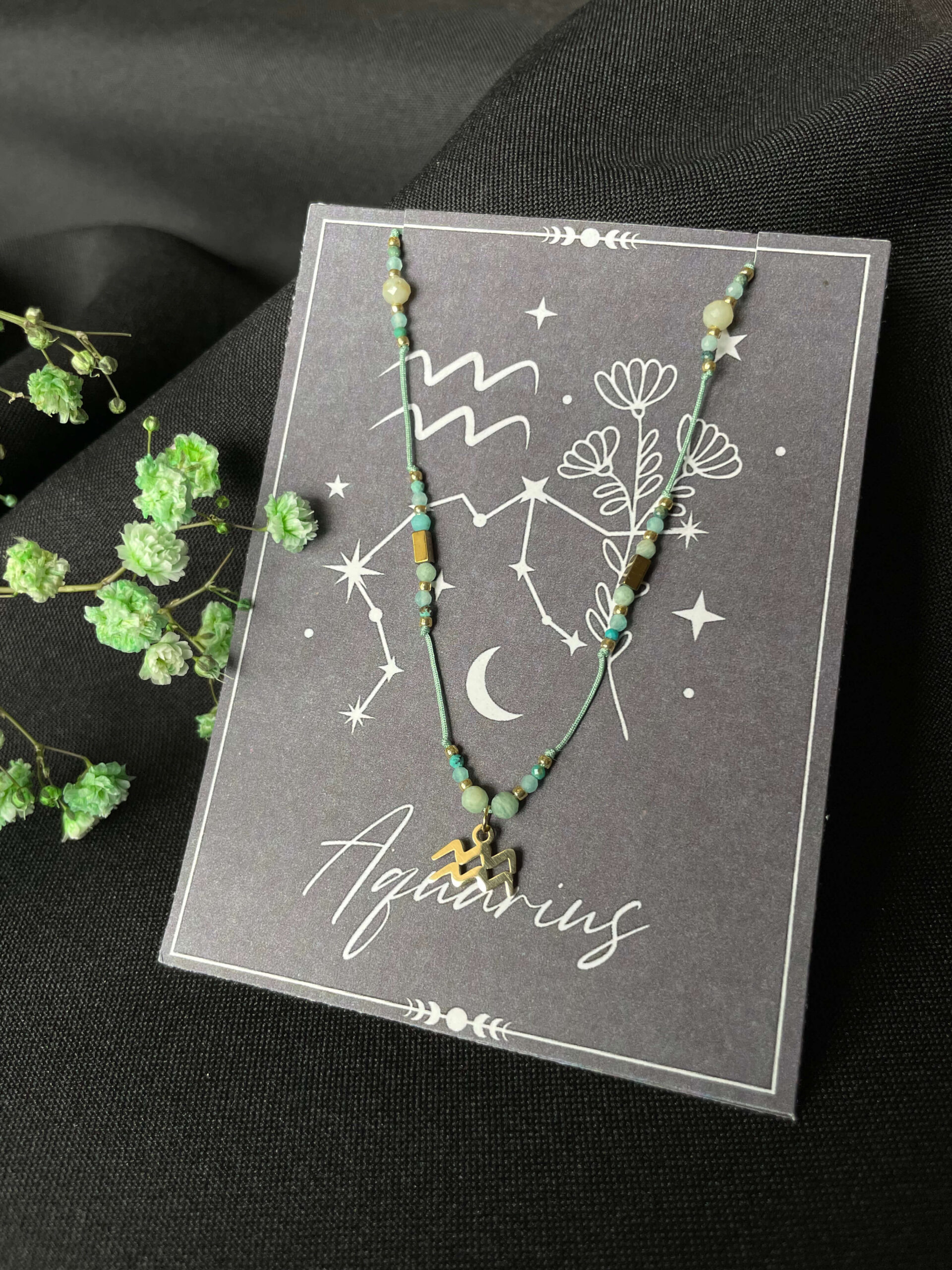 Naszyjnik WODNIK złoty - obrazek 2