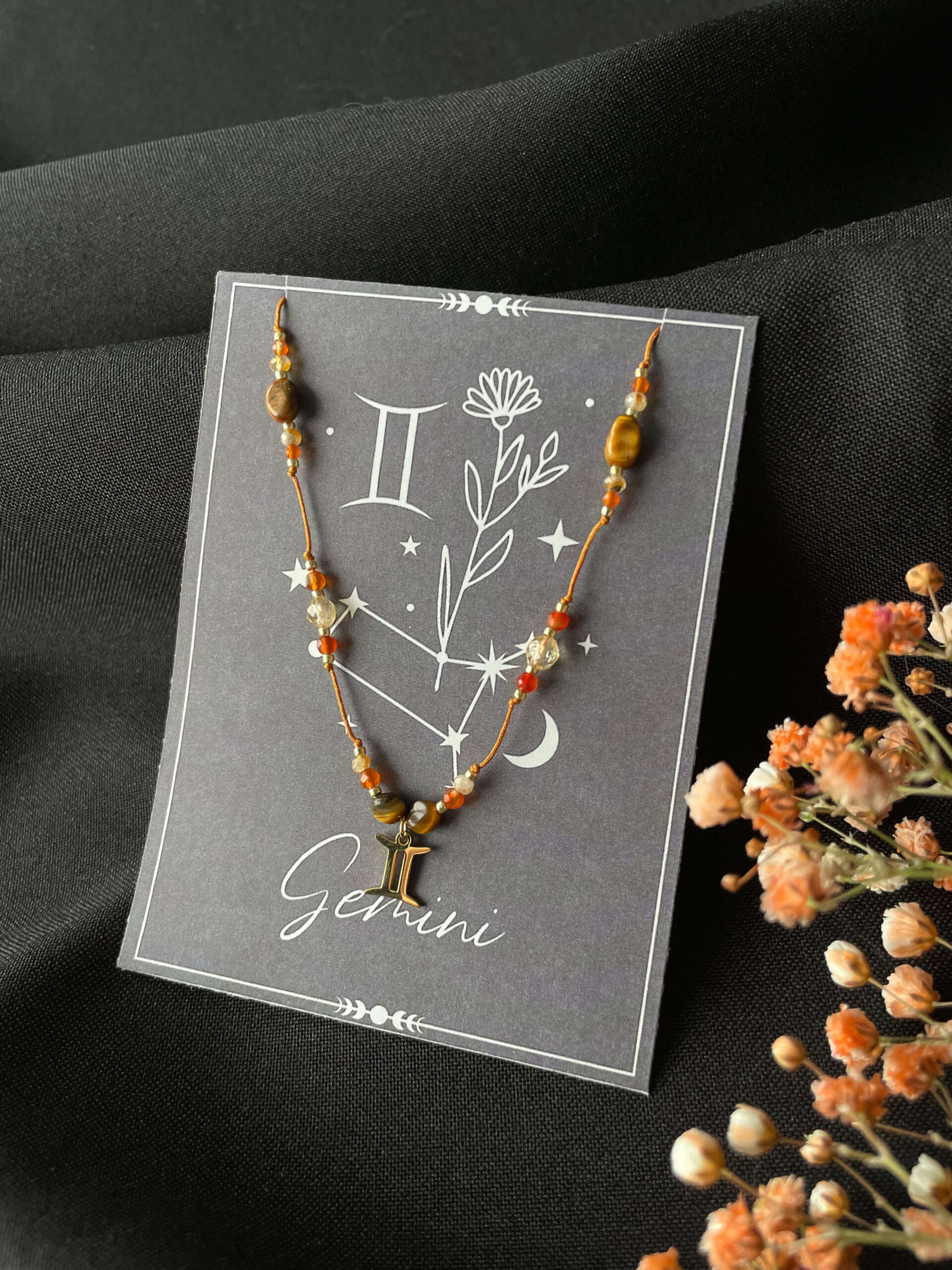 Naszyjnik BLIŹNIĘTA złoty - obrazek 2