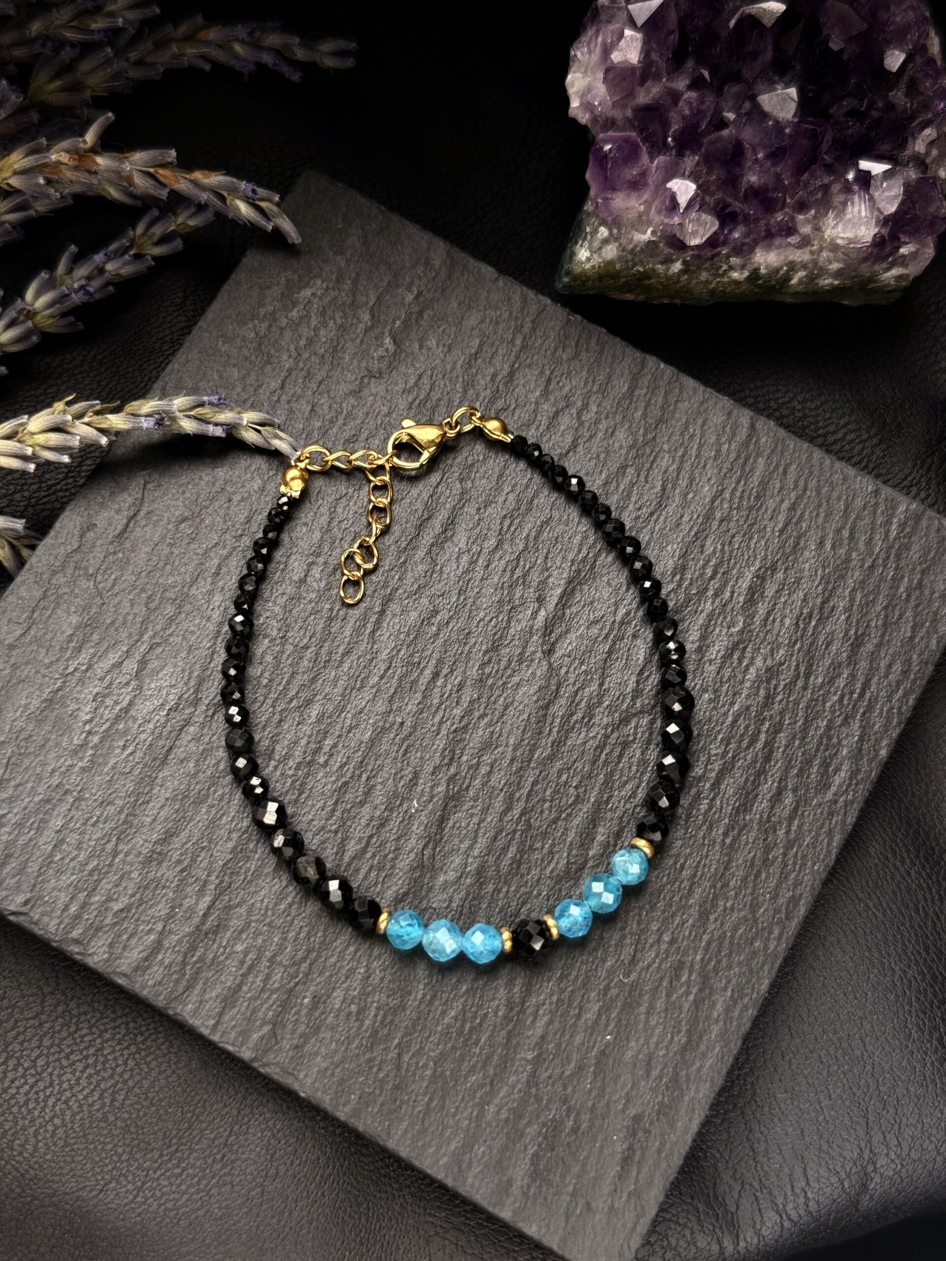 Bransoletka Black&Bloom - Apatyt